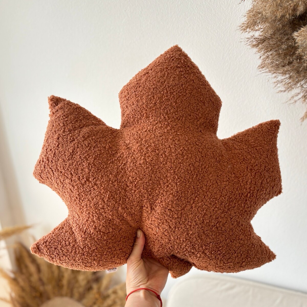 Poduszka jesienna liść Klon rudy boucle