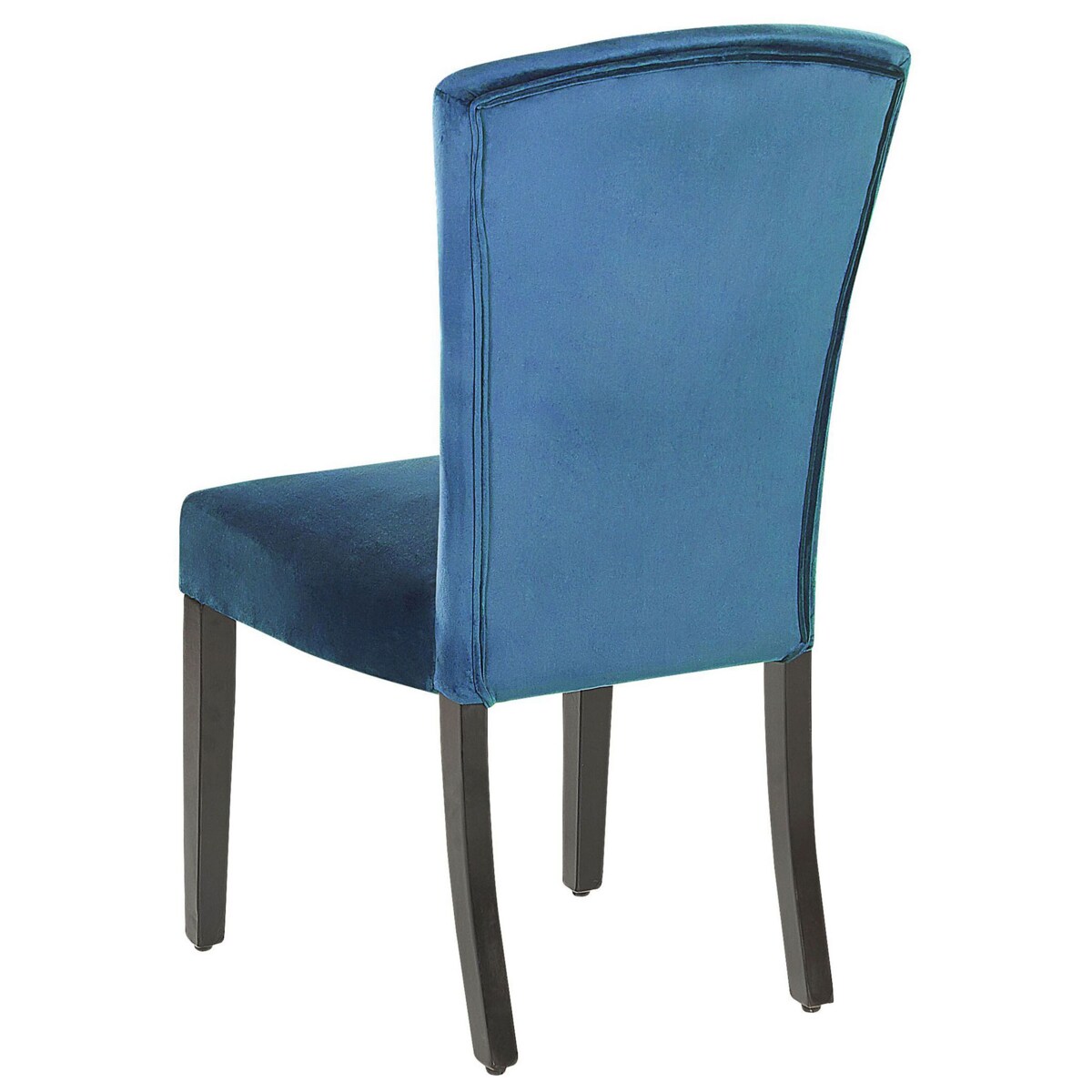 Zestaw 2 krzeseł do jadalni PISECO Welur Ciemnoniebieski