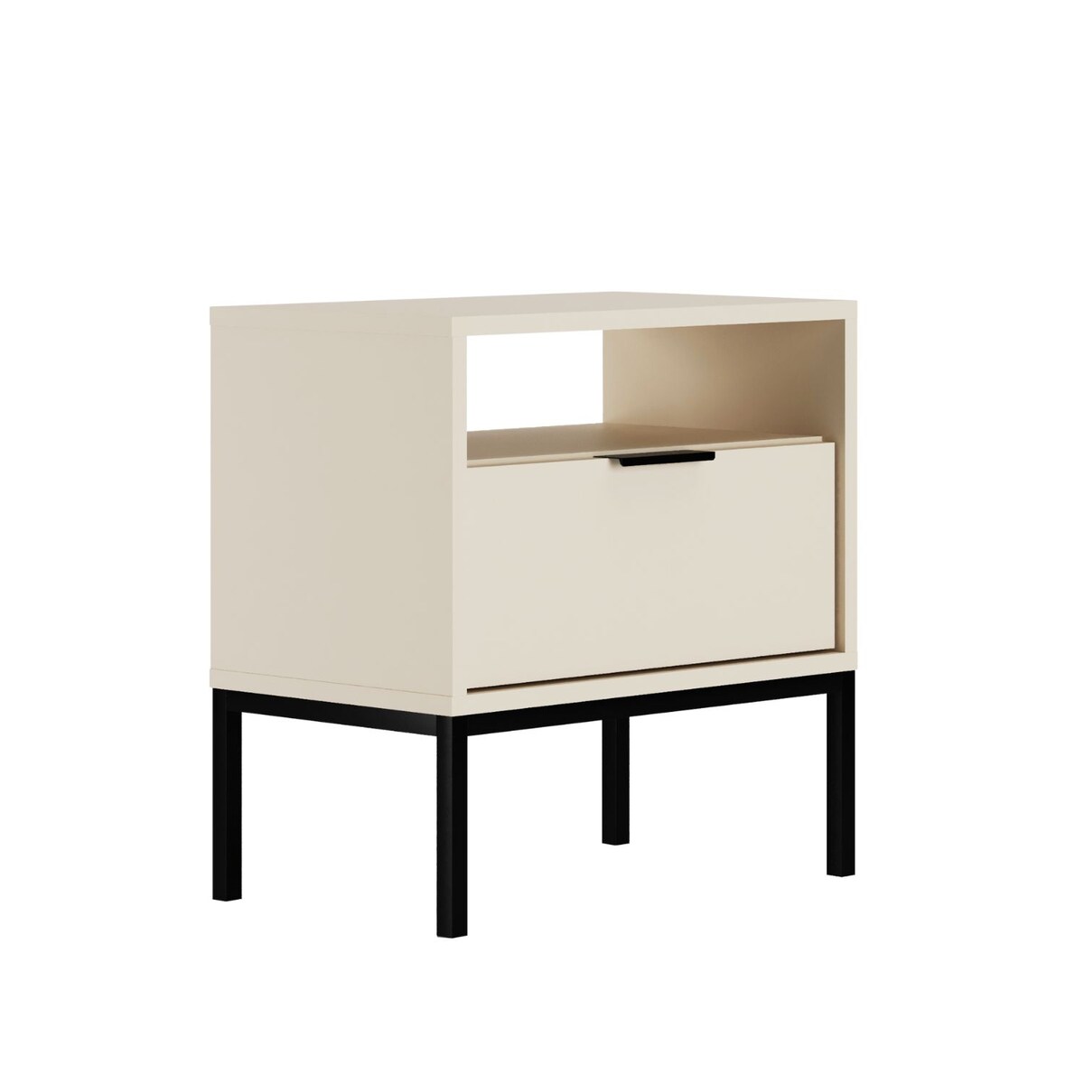 Szafka nocna Austin kaszmir & czarna