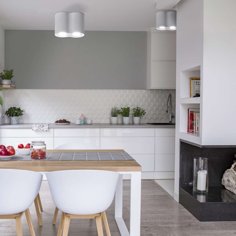 Downlight LAMPA sufitowa HADAR R2 313157 Polux regulowana OPRAWA metalowy spot tuby białe