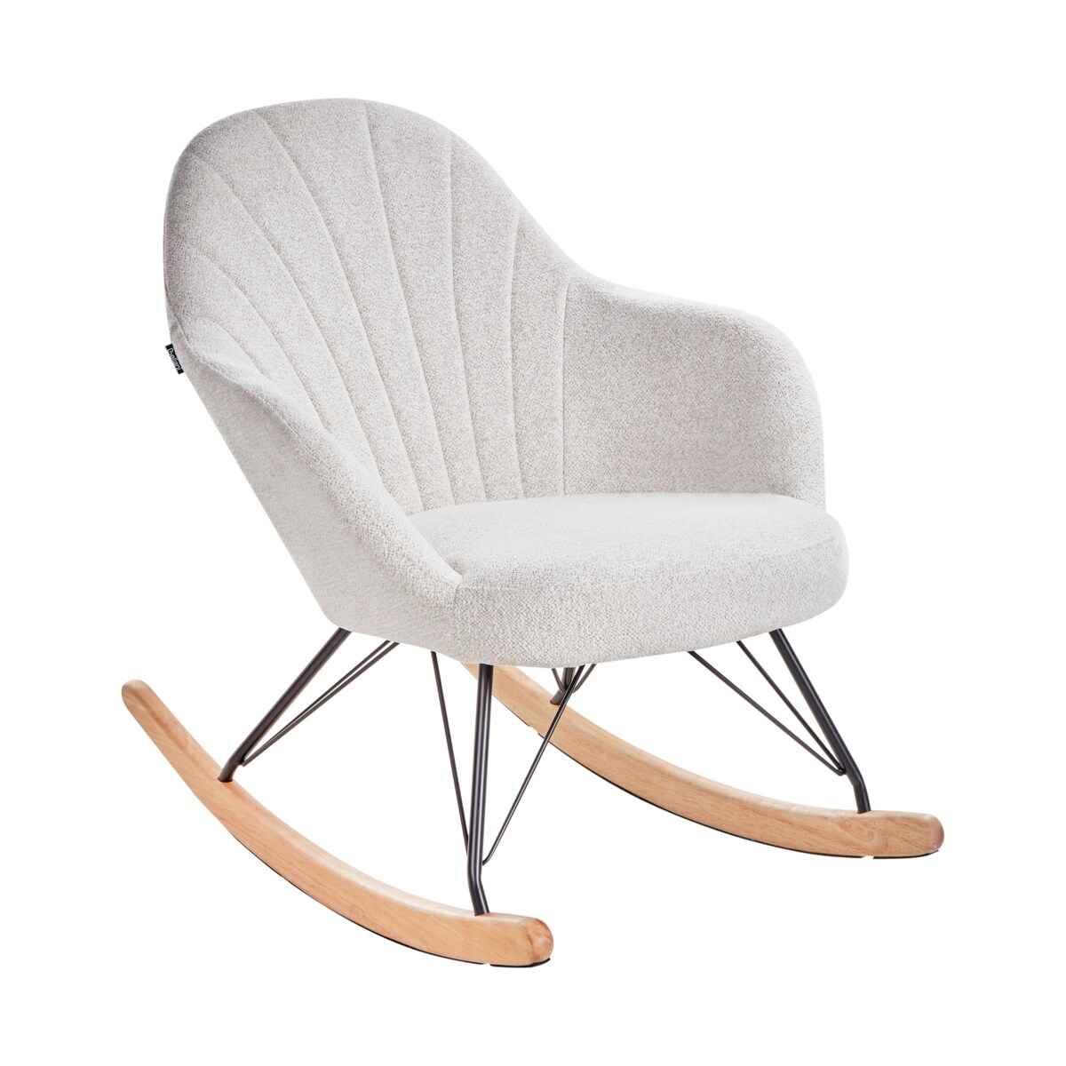 Fotel bujany SKALE Złamana biel