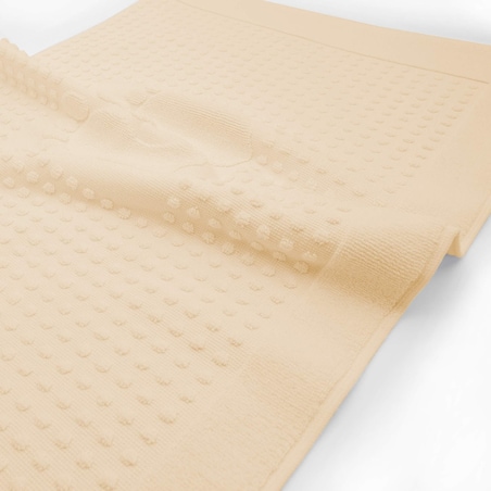 Dywanik łazienkowy 50x70 Stopki, 100% bawełna, kolor krem