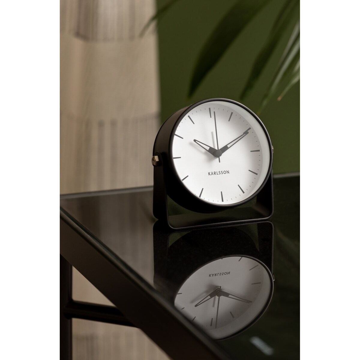 Budzik minimalistyczny CALM, Ø 9,5 cm