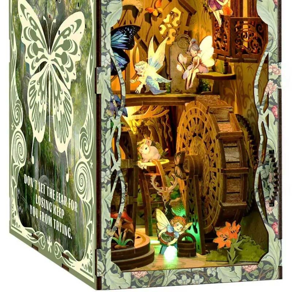 Miniaturowy domek Book Nook - Sekrety lasu
