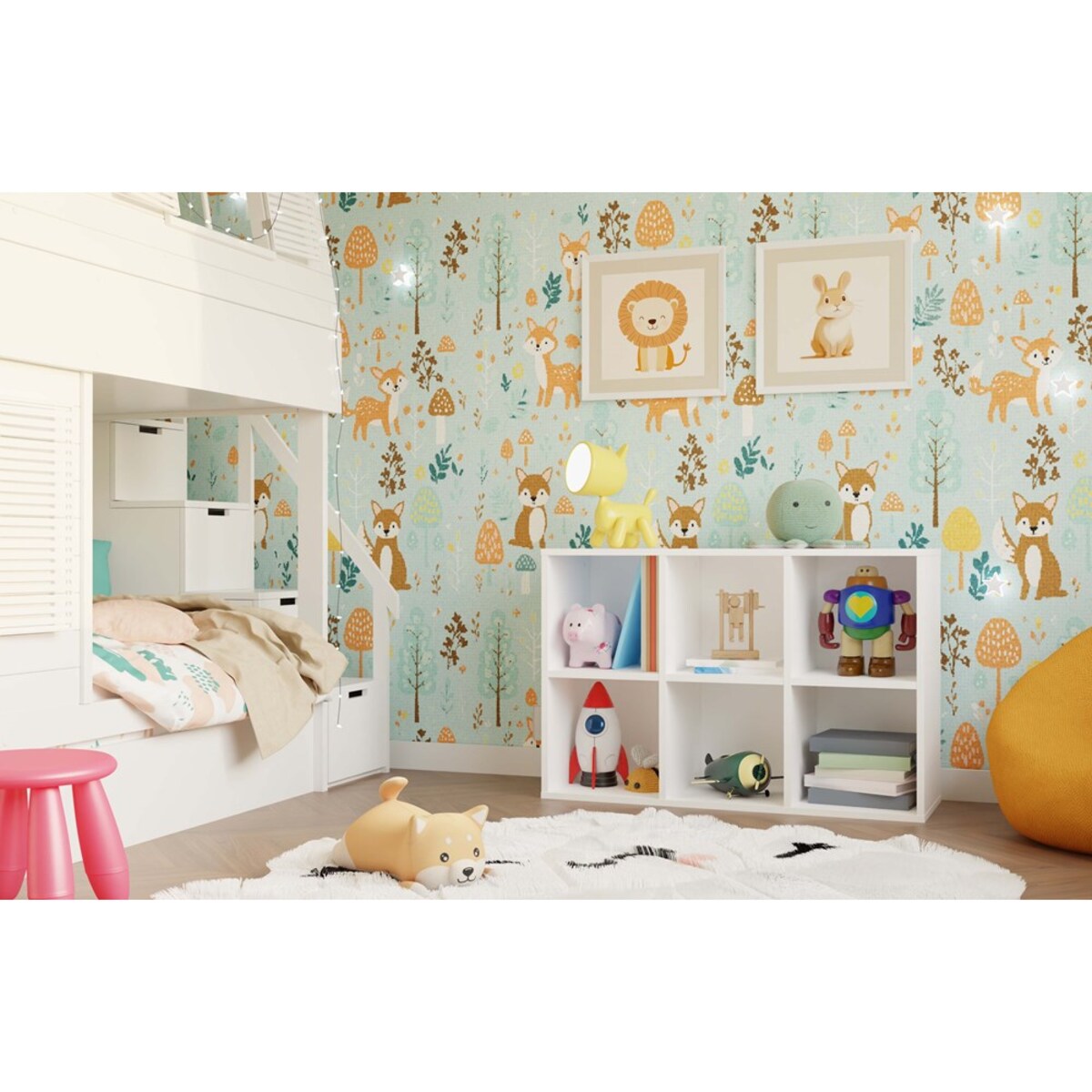 Regał Malax MINI 2X3 BIAŁY