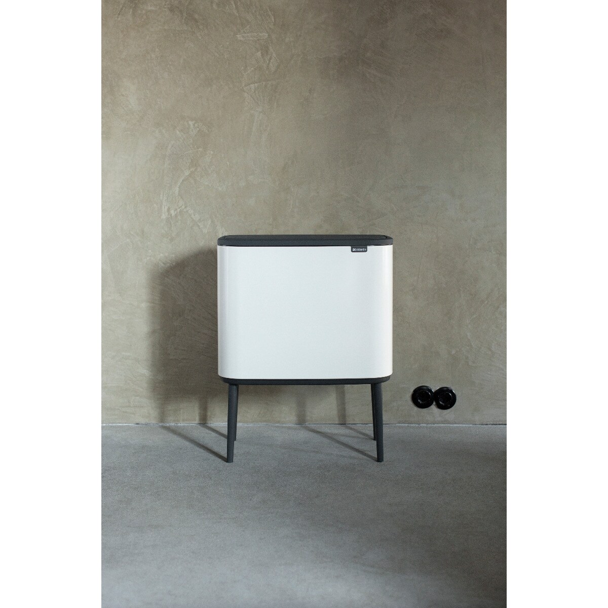 Kosz na śmieci Touchbin Bo 36l biały 313509
