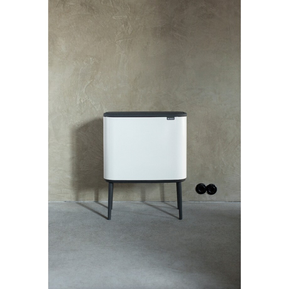 Kosz na śmieci Touchbin Bo 36l biały 313509