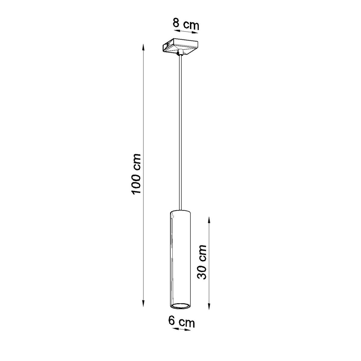 Lampa wisząca LAGOS 1 ultramaryna
