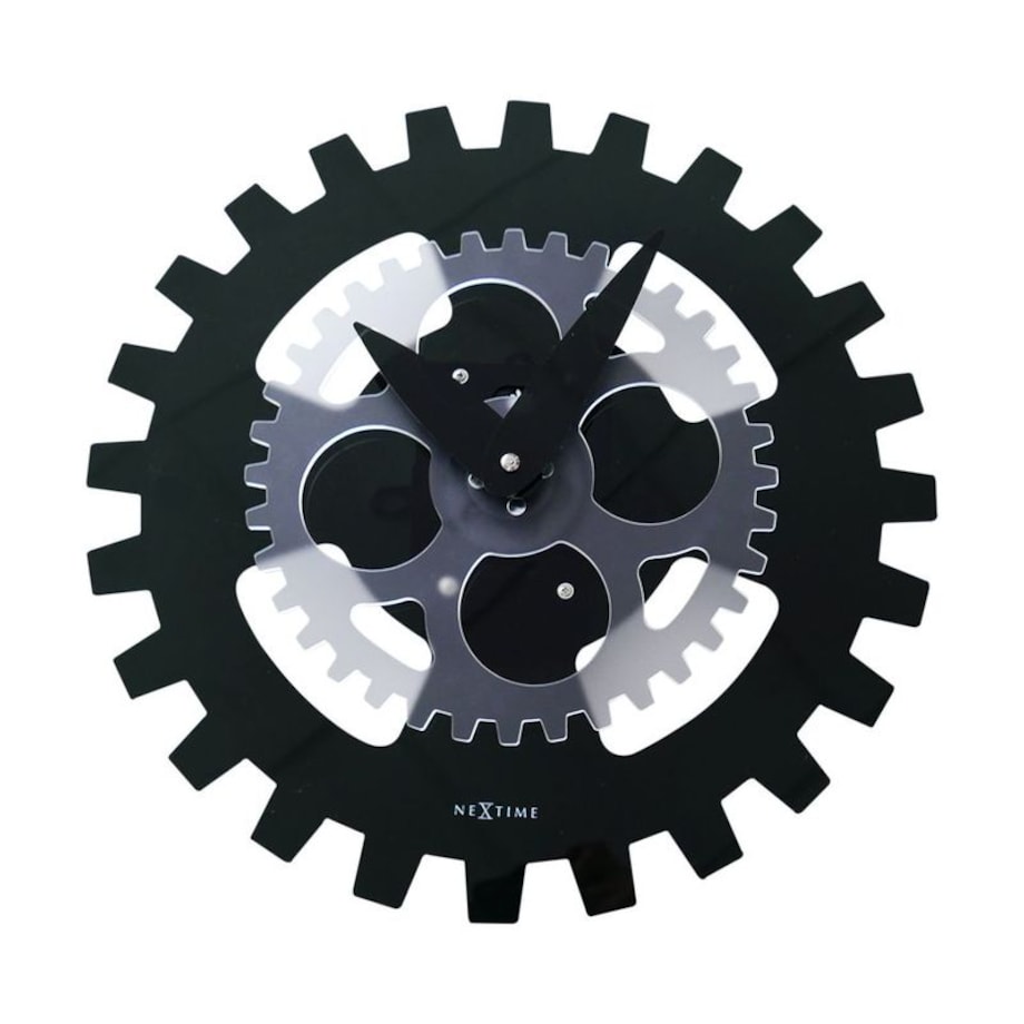 Zegar NeXtime 3241 ZW 'Moving Gears'