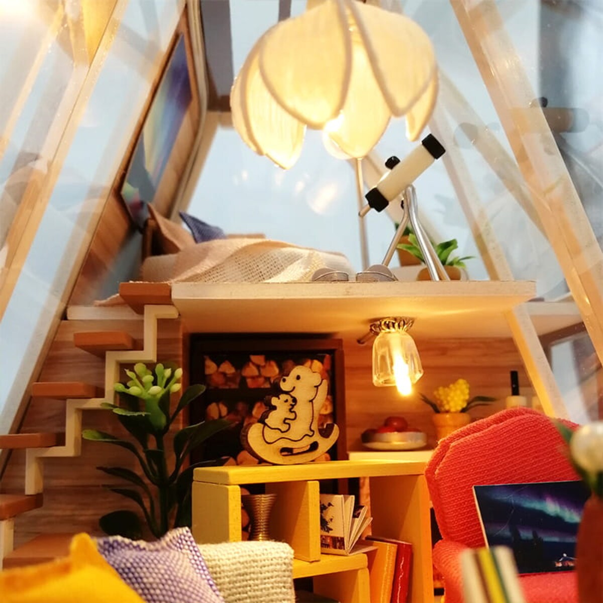 Miniaturowy domek - Domek nad jeziorem