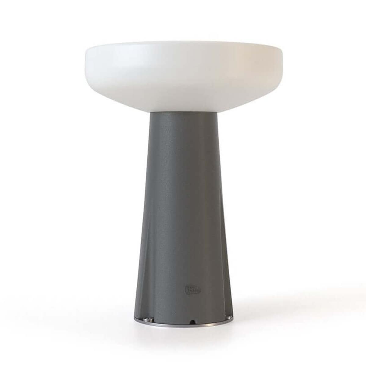 Lampa ogrodowa stojąca Paquita LUMPQTSMSLNW King Home IP65 grzybek szara