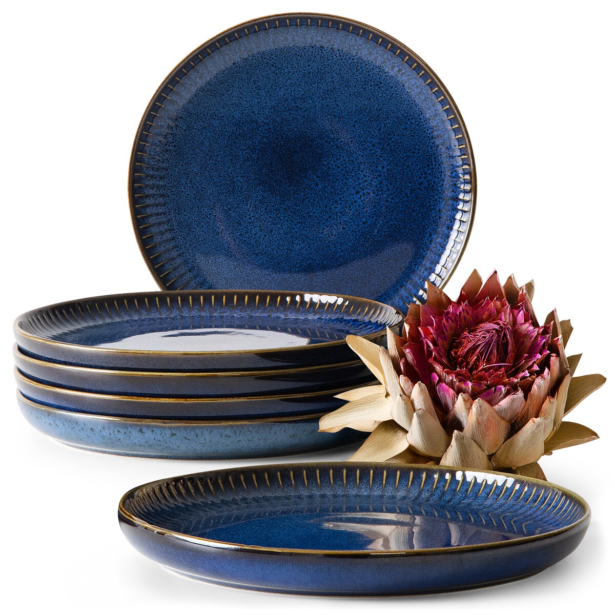 Konsimo AD STRIPES Talerz deserowy 6 szt.