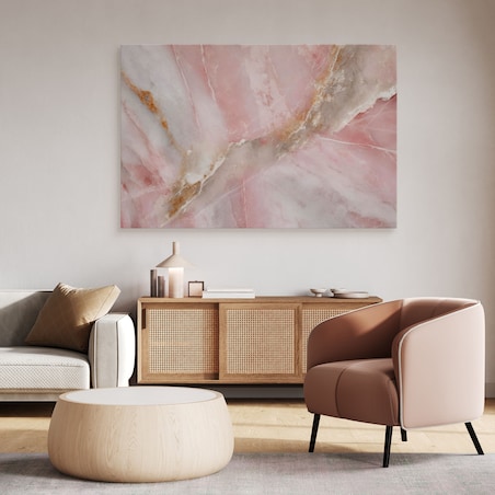 Obraz Różowy Marmur Abstrakcja Imitacja Kamienia 120x80cm