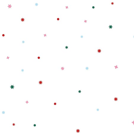 Bieżnik świąteczny - Kolorowe gwiazdy świąteczne - 40x180