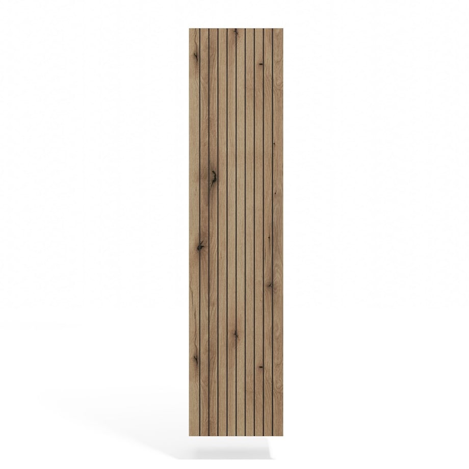 SZAFKA ŁAZIENKOWA WISZĄCA SŁUPEK REGAŁ TIGO 1D DĄB EVOKE RYFLOWANY FRONT