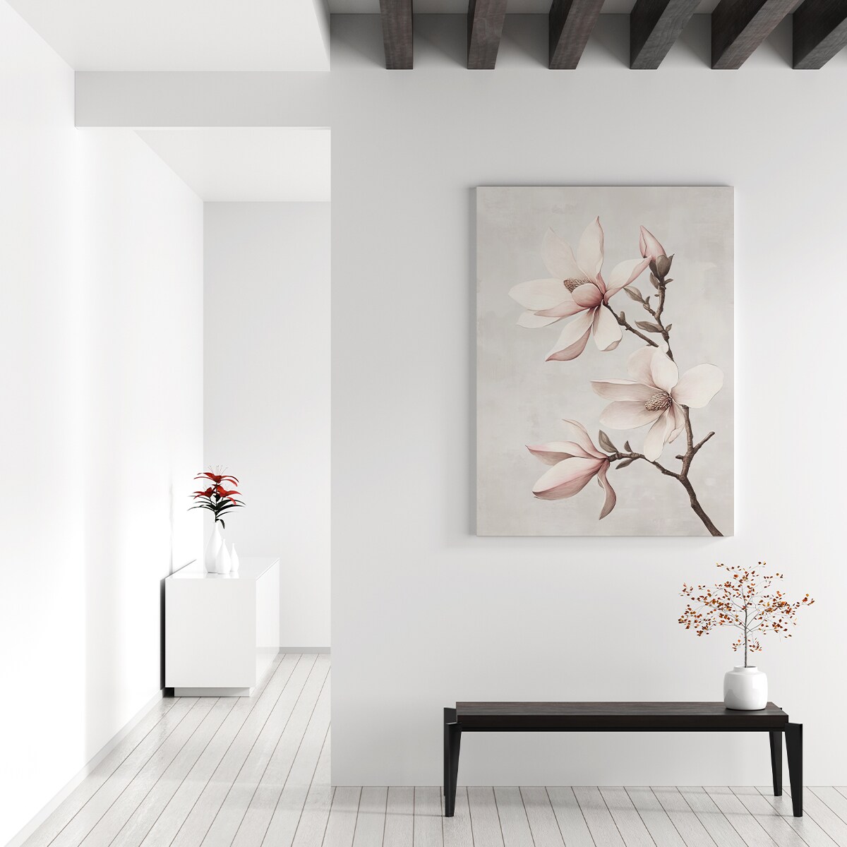 Obraz kwiat magnolia 50cm x 70cm