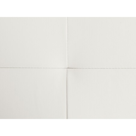 Narożnik ekoskóra lewostronny biały NORREA