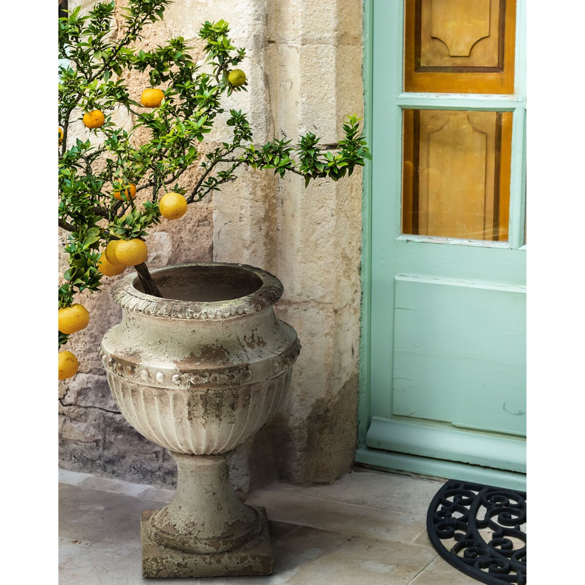 Doniczka DESKATI Ceramika 33 cm Beżowy