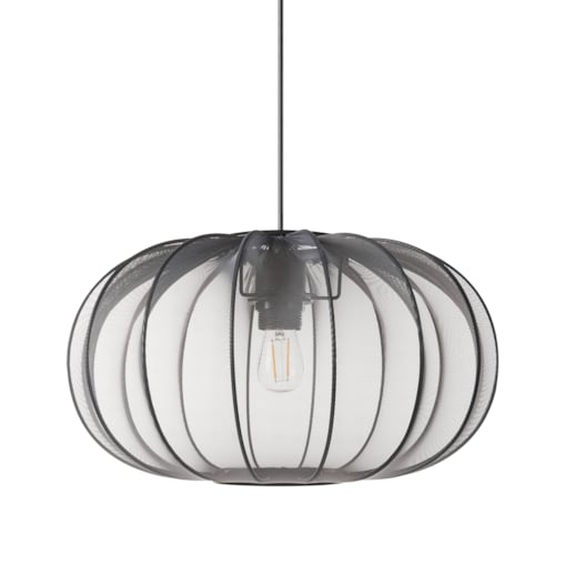 Lampa wisząca TOCUYO Materiał syntetyczny Czarny