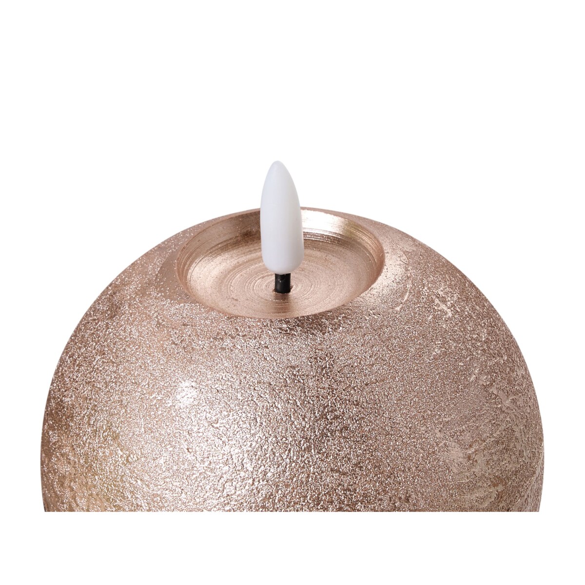 Zestaw 3 świec LED AMBROSIA 11 cm Złoty