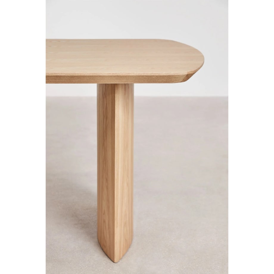 Prostokątny stół jadalniany 200x100 cm z płyty MDF Tareg naturalny