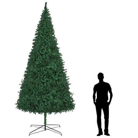 vidaXL Sztuczna choinka, 400 cm, zielona