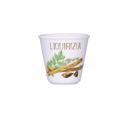 Zestaw 6 kieliszków na likier Liquirizia Liquorelli - Biały, 75 ml