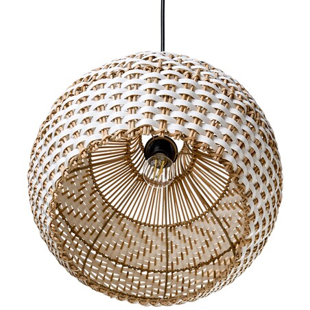 Lampa wisząca YAUCO Rattan Biały