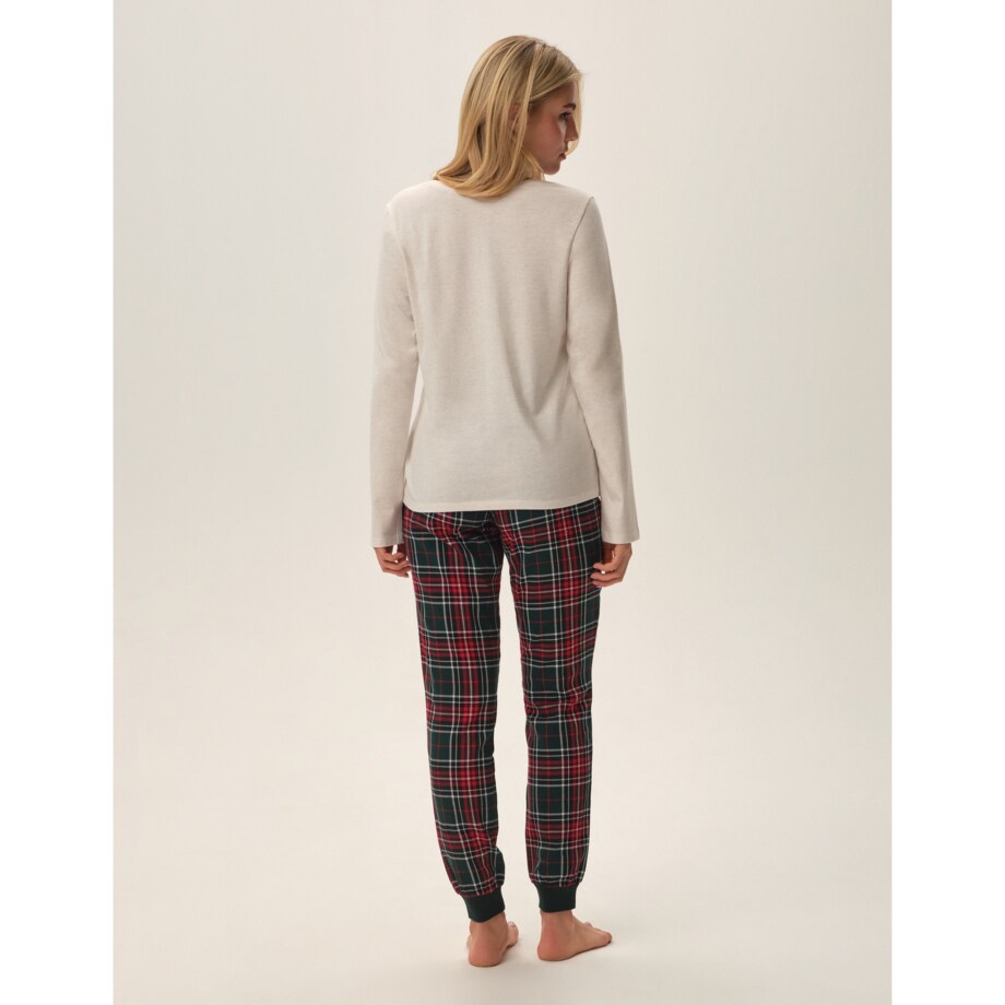 Piżama Florencia 41902-80X Beżowa Beżowy, L