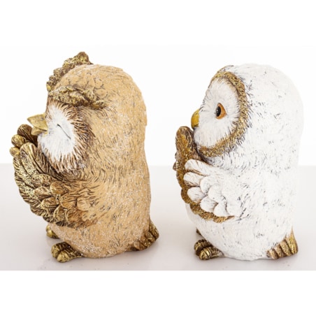 Dekoracja - figurki sówki 2 szt. 314x10x211 cm OWLS-2