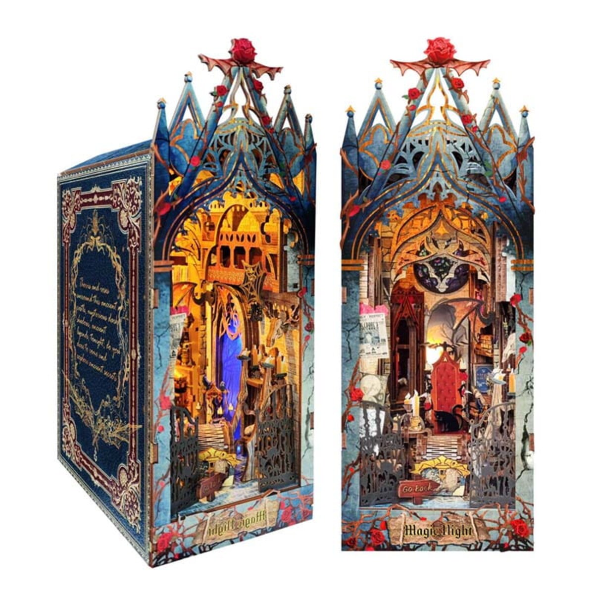 Miniaturowy domek Book Nook - Księżycowy zamek