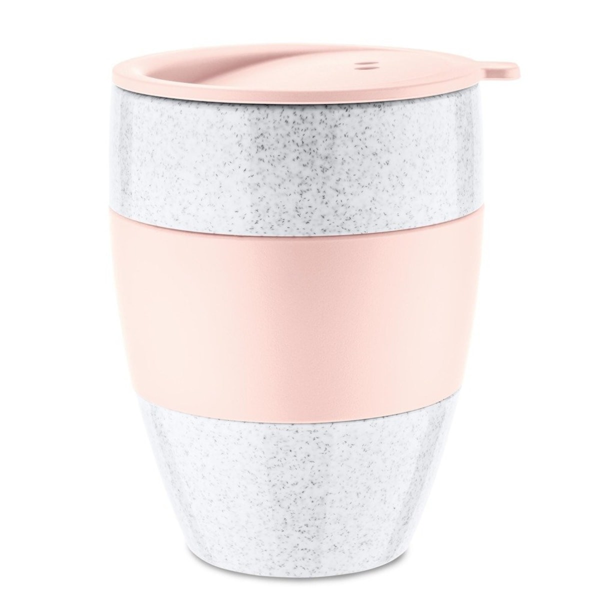 Kubek termiczny 400 ml AROMA TO GO 2.0, KOZIOL, kolor różowy, tworzywo sztuczne