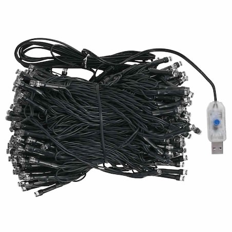 vidaXL Sztuczna choinka z lampkami i bombkami, zielona, 240 cm