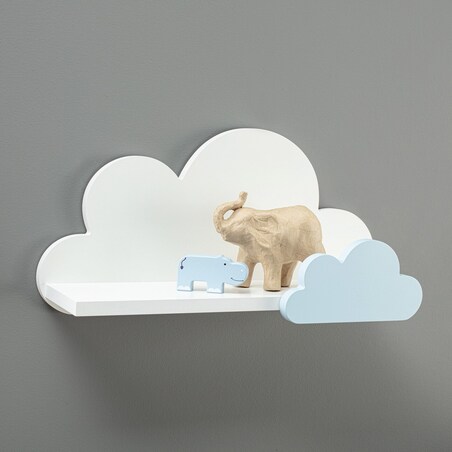 Półka Clouds Premium 53x19x27cm blue, 53 x 19 x 27 cm