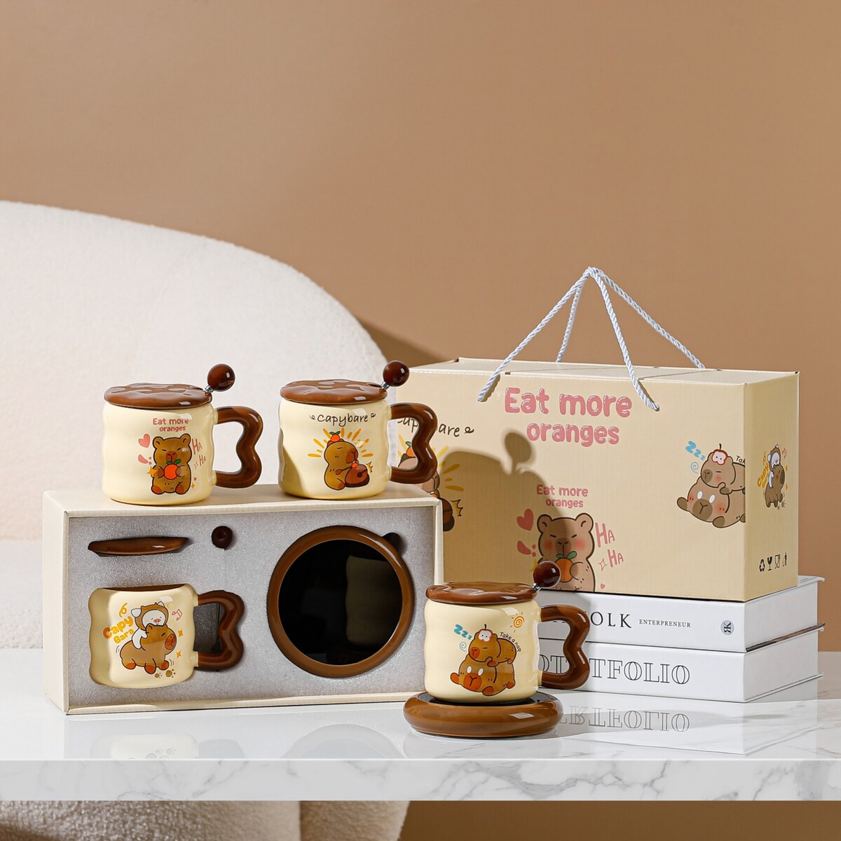 KUBEK Z PODGRZEWACZEM USB Łyżka Kabel USB KUBEK ŚWIĄTECZNY DO KAWY Prezent