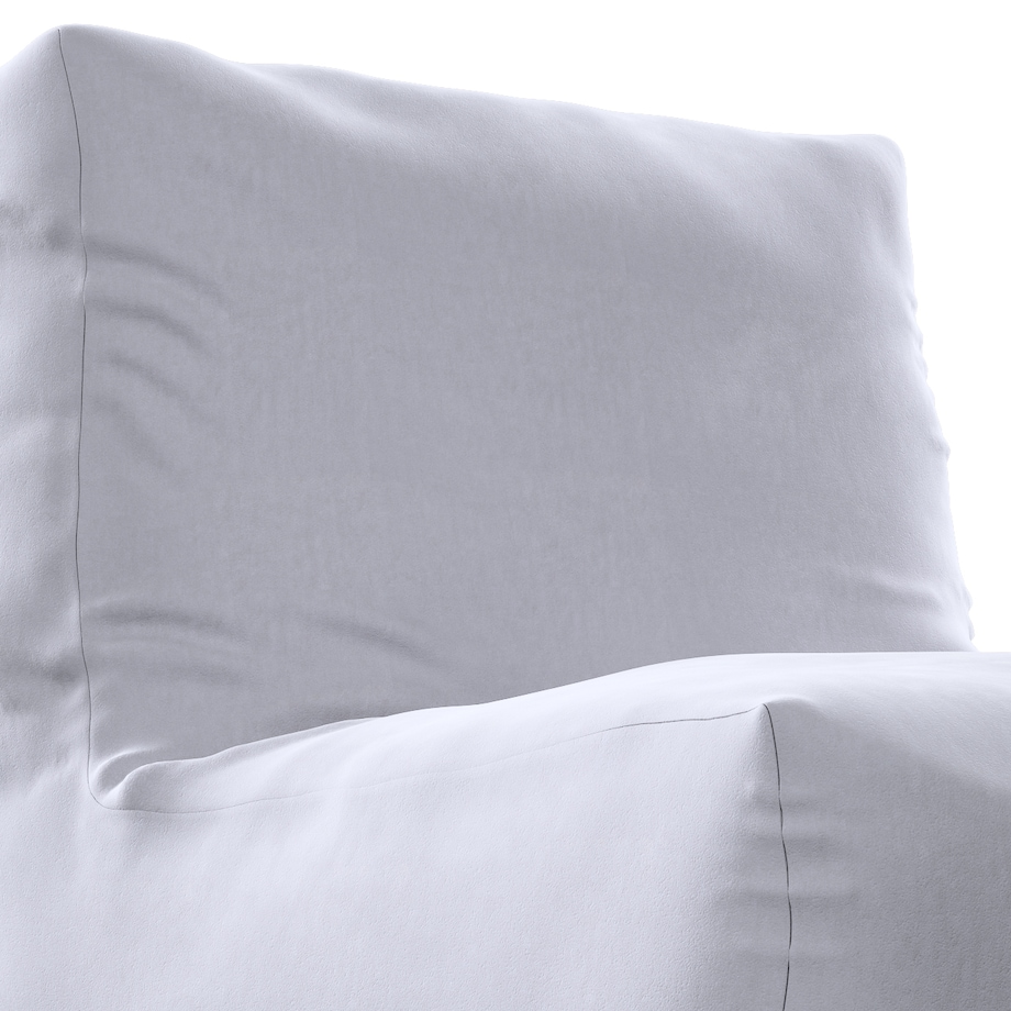 Pufa - fotel, srebrzysty szary, 67 x 31 x 75 cm, Velvet