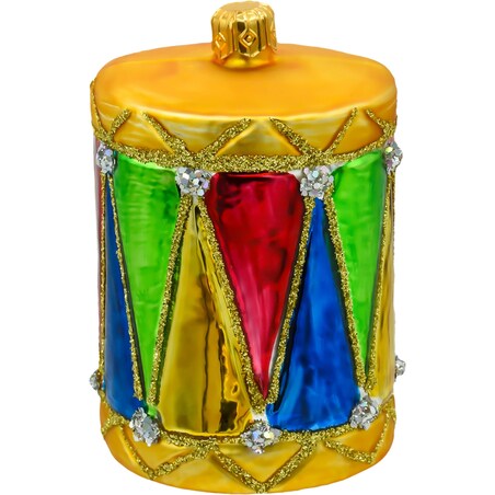 Bombka choinkowa: Bębenek kolorowy