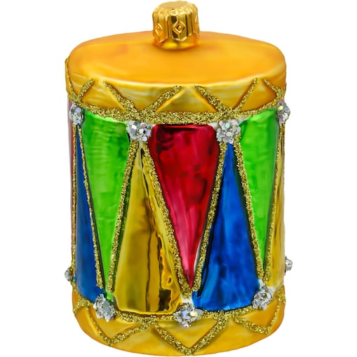 Bombka choinkowa: Bębenek kolorowy