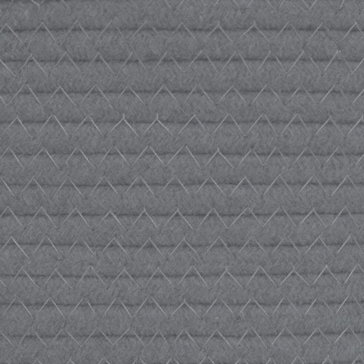 vidaXL Kosze do przechowywania, 2 szt, szaro-białe, Ø24x18 cm, bawełna