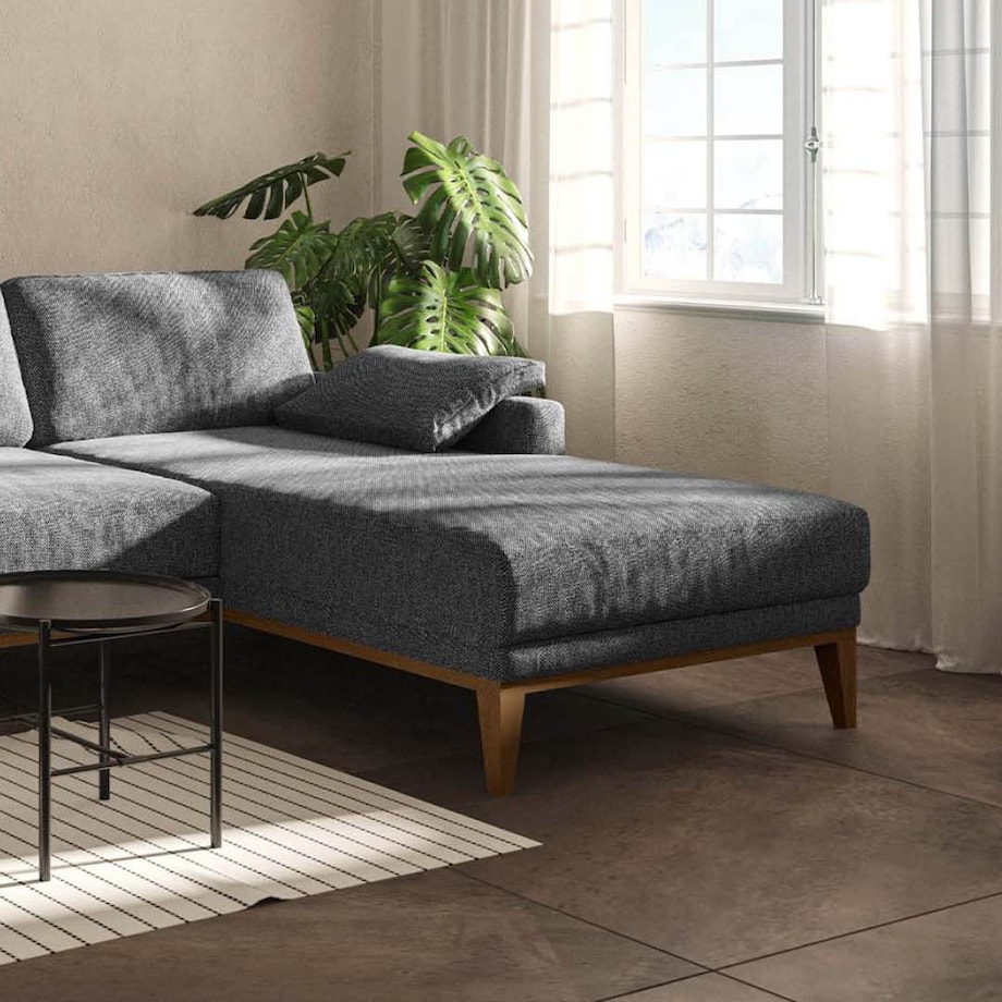 Sofa narożna Musso - ciemnoszara