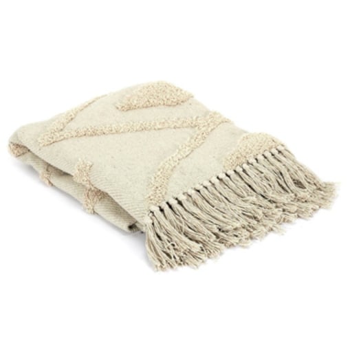 Koc Boho Bali bawełniany 120x150