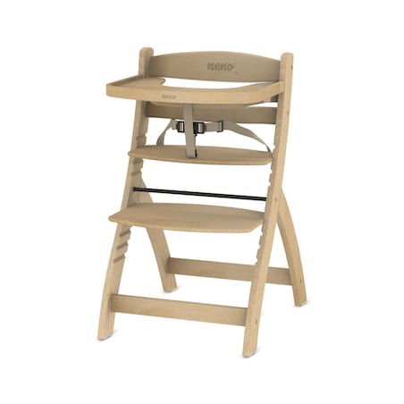 NENO PINO Drewniane krzesełko do karmienia 2w1