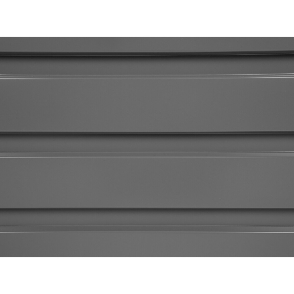 Skrzynia ogrodowa metalowa 400 l szara CEBROSA