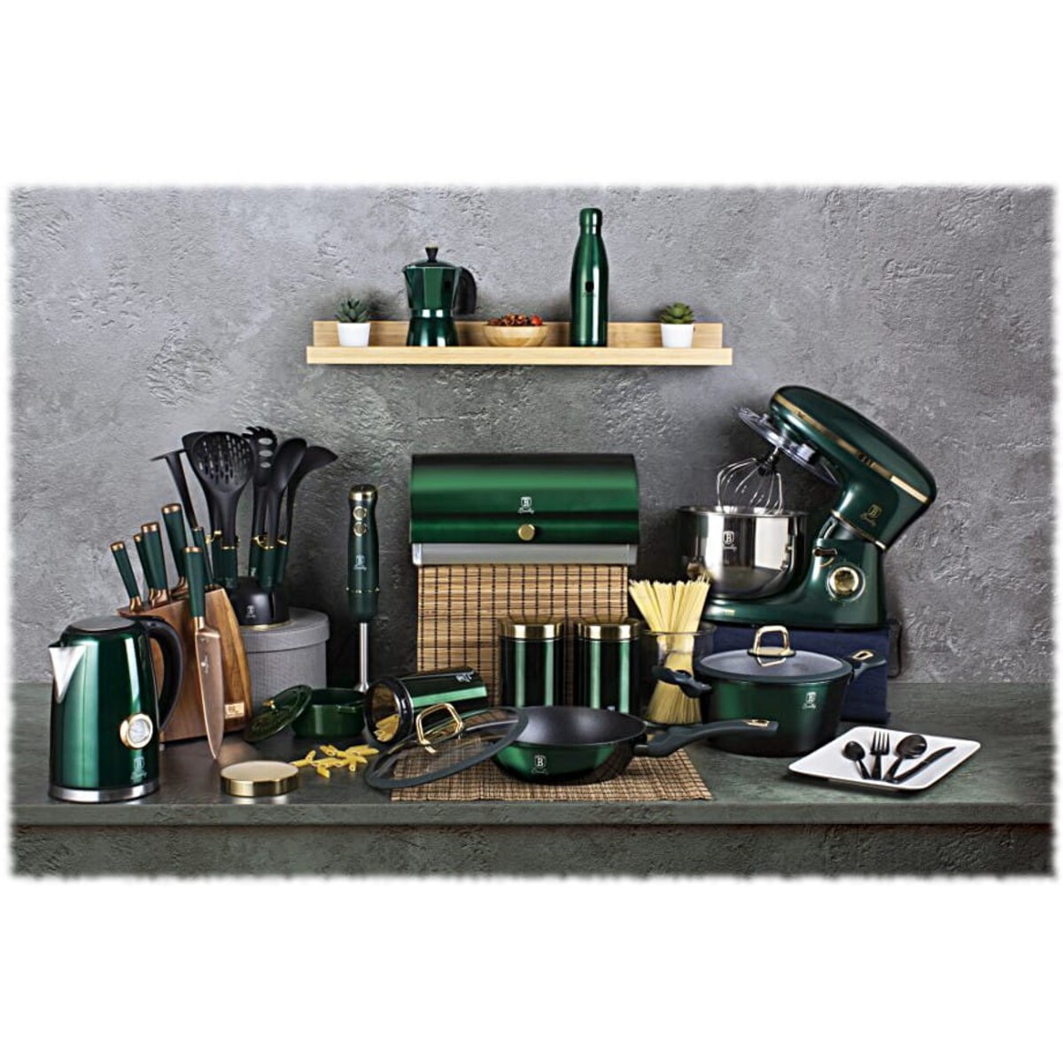 Zestaw garnków i patelni z akcesoriami kuchennymi Berlinger Haus BH-7043