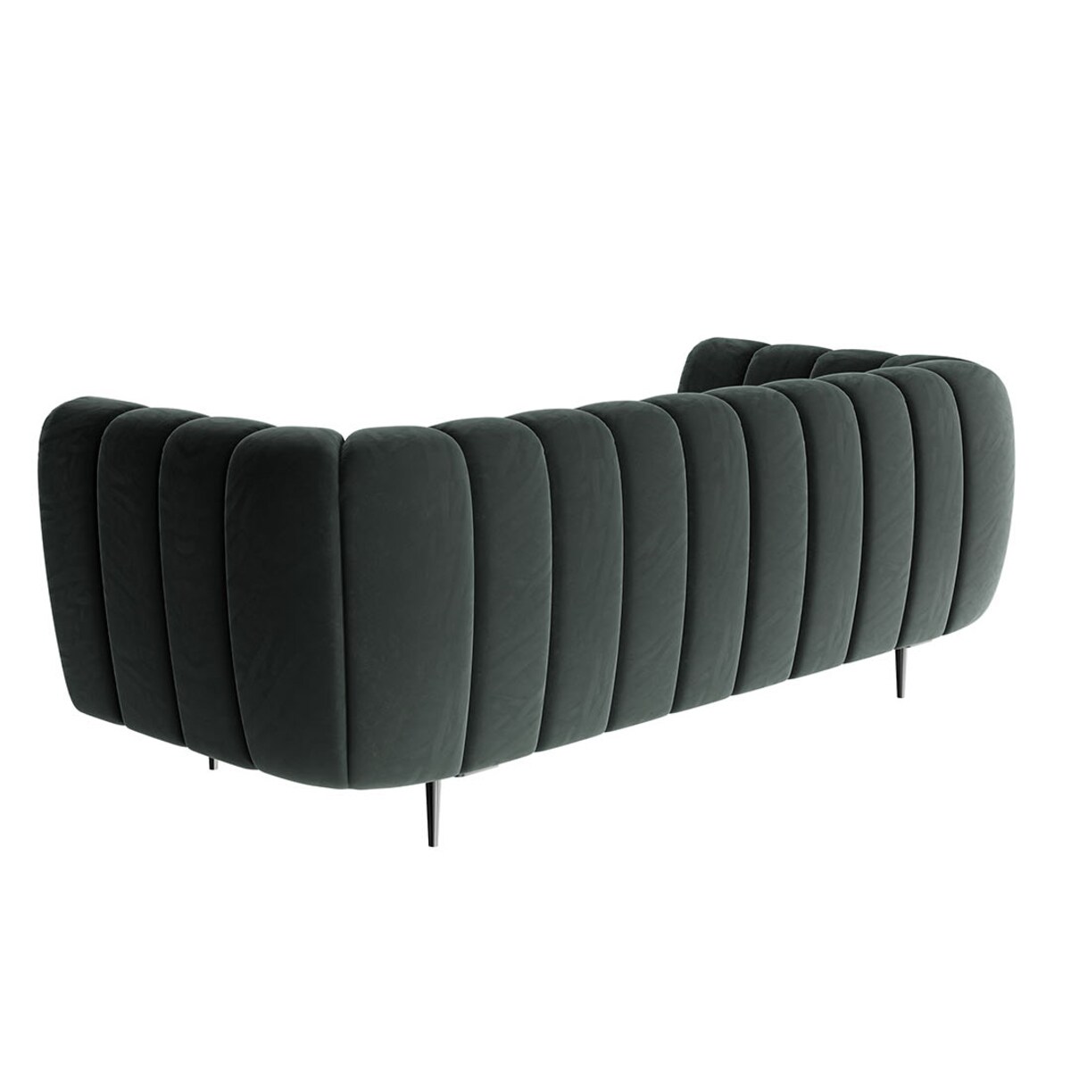 Shel 3-osobowa sofa - ciemnoszara