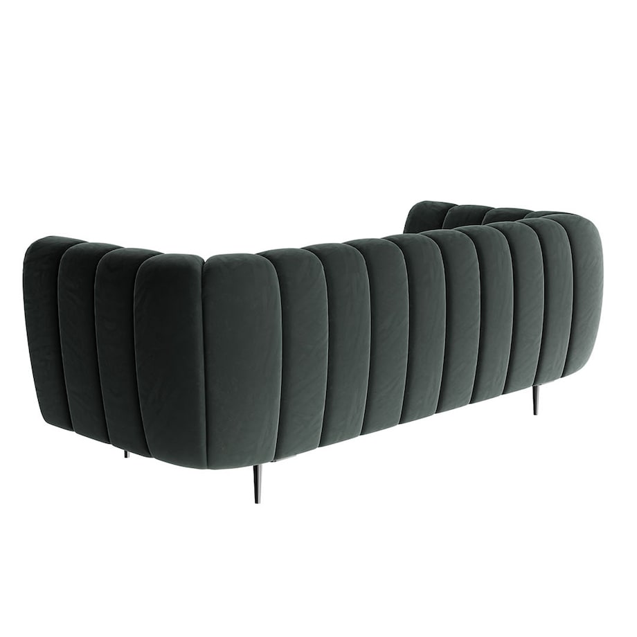 Shel 3-osobowa sofa - ciemnoszara