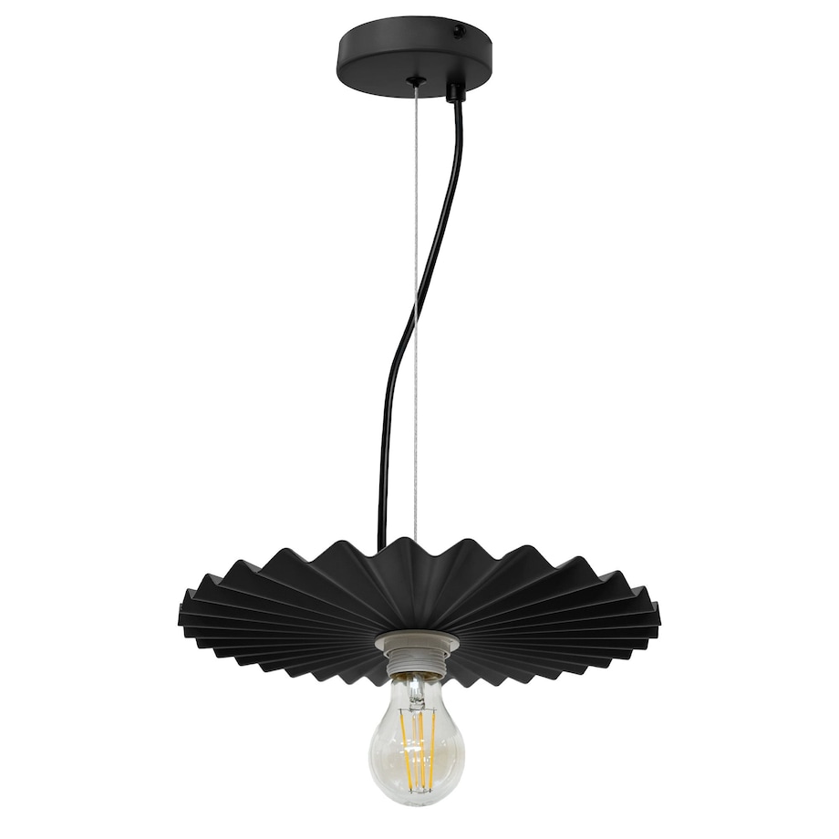 Lampa Sufitowa Wisząca App1452-1Cp 30Cm Czarny, Metal