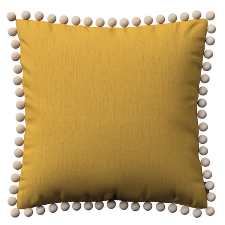 Poszewka Wera na poduszkę 45x45 miodowy