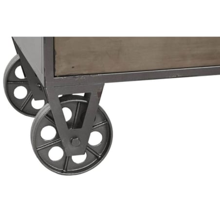 Komoda industrialna na kółkach 104 cm