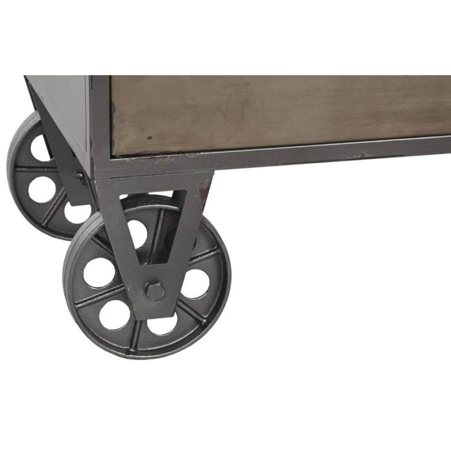 Komoda industrialna na kółkach 104 cm